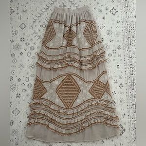 For Love and Lemons Women- Boho Maxi Skirt